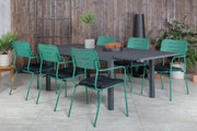 Venture Design Nicke & Marbella Matstolar Grön + Matbord 160x100x75