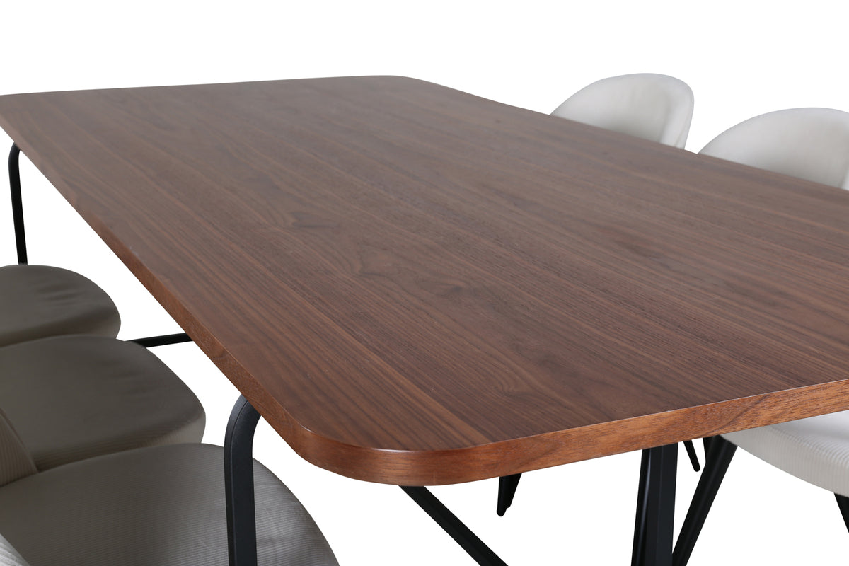 Venture Design Uno, Velvet Rektangulära Matgrupper