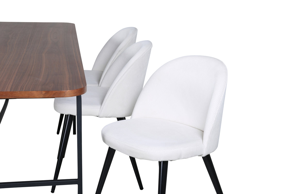 Venture Design Uno, Velvet Rektangulära Matgrupper