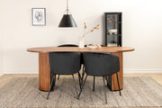 Venture Design Berit & Bianca Matstolar Svart + Matbord 90x200