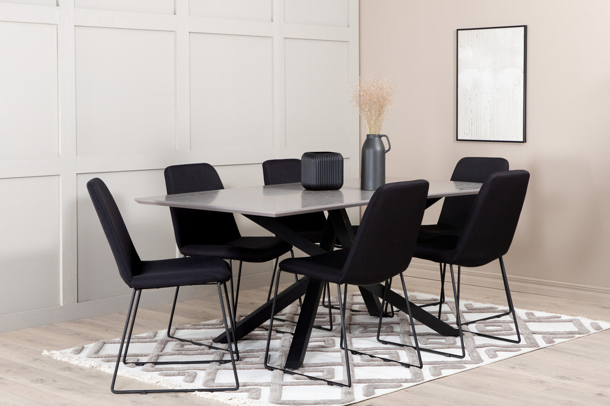 Venture Design Piazza, Muce Rektangulära Matgrupper
