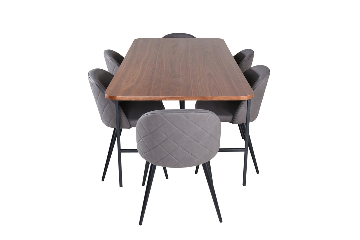 Venture Design Uno, Velvet Rektangulära Matgrupper