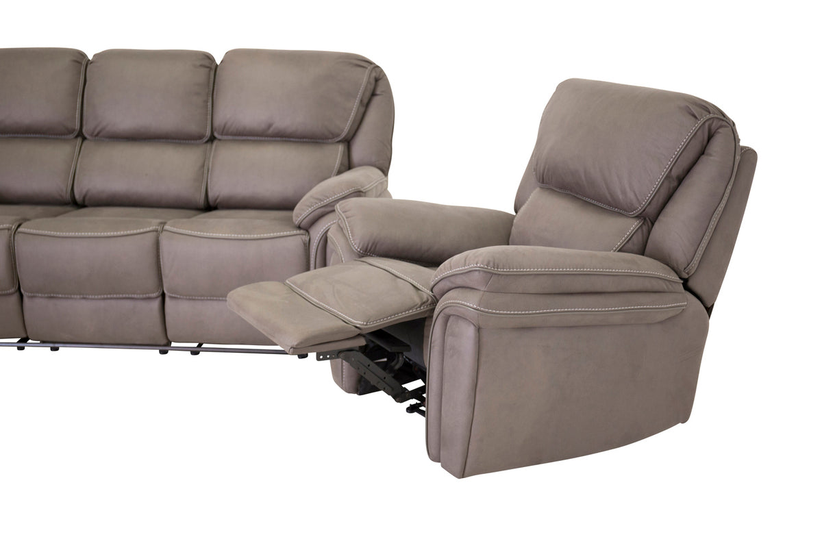 Venture Design Saranda Reclinersoffor Grå + Reclinerfåtöljer Grå