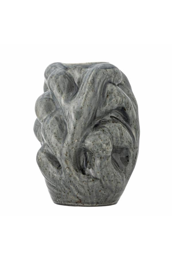 Bloomingville Vuelle Vas, Grå, Stengods D24,5xH30,5 cm