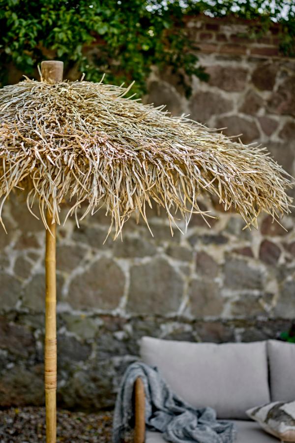 Bloomingville Noia Parasoll, Natur, Bambu D160xH204 cm