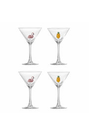 Bloomingville Misa Cocktailglas, Multipack, Klart, Glas D9xH16 cm, Set om 4