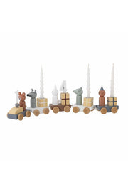 Bloomingville Junaid födelsedagsdekoration, multifärgad, FSC ® 100%, MDF L38xH11xB5 cm