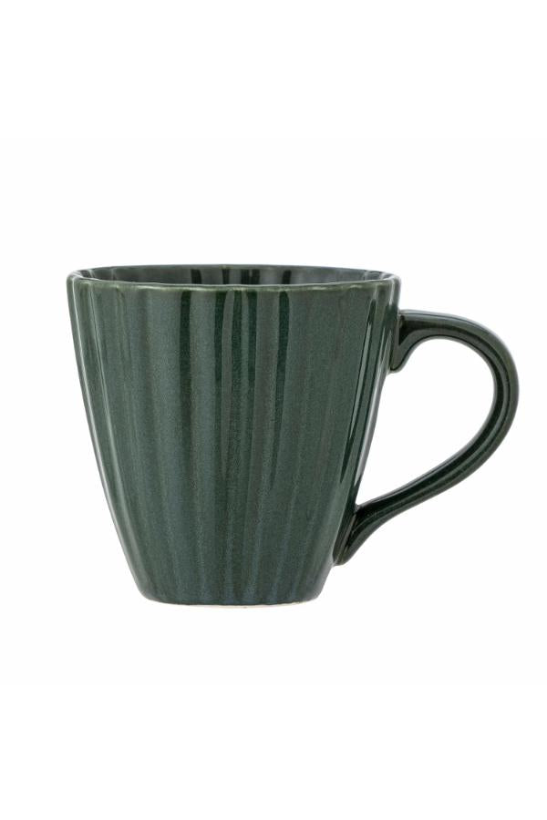 Bloomingville Latinakopp, Grön, Stengods D8,5xH8,5 cm, 6-pack