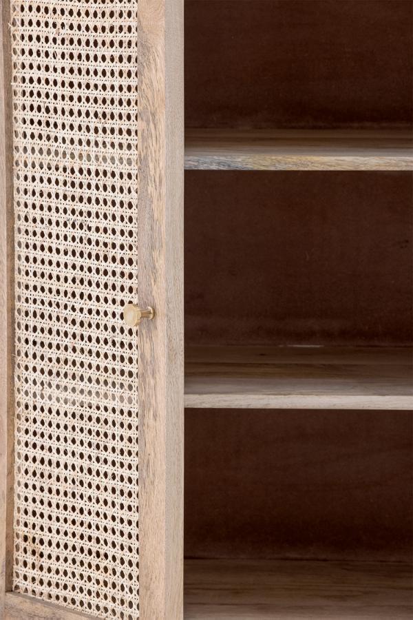 Creative Collection Paulo Skåp, Natur, FSC ® MIX, Mango L75xH105xB30 cm