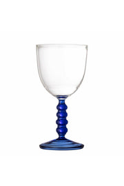 Bloomingville Noemi Vinglas, Blått, Glas D9xH17 cm, 6-pack