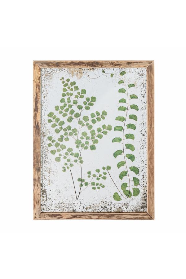 Creative Collection Tippbilsillustration med ram, grön, granved L34,5xH46xB2,5 cm