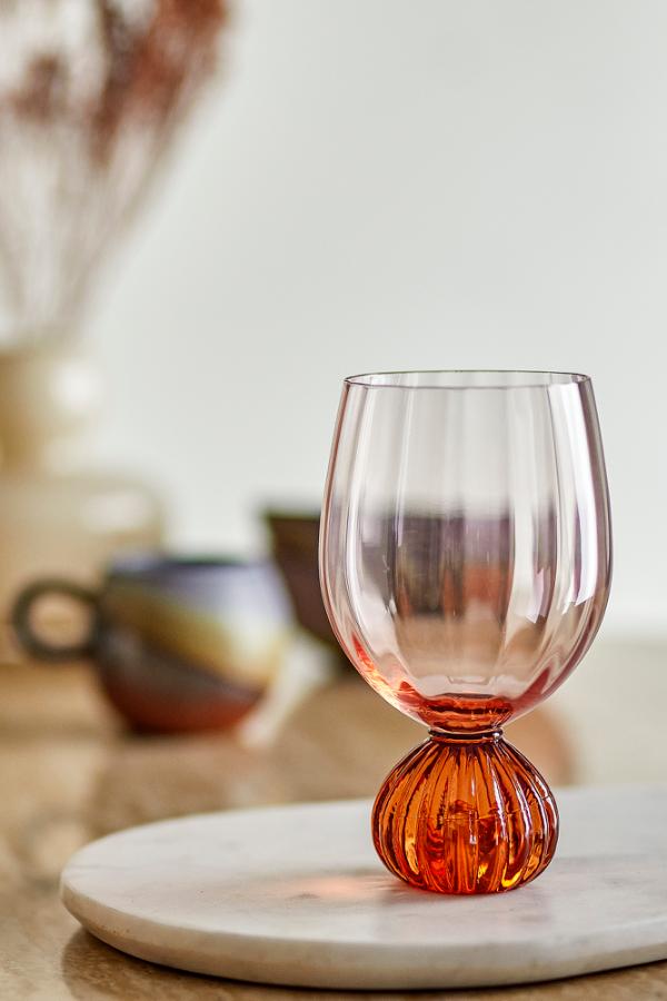 Bloomingville Taurin Vinglas, Rosé, Glas D9xH15,5 cm, 6-pack