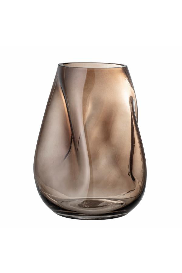 Bloomingville Ingolf Vas, Brun, Glas L19xH26xB18 cm