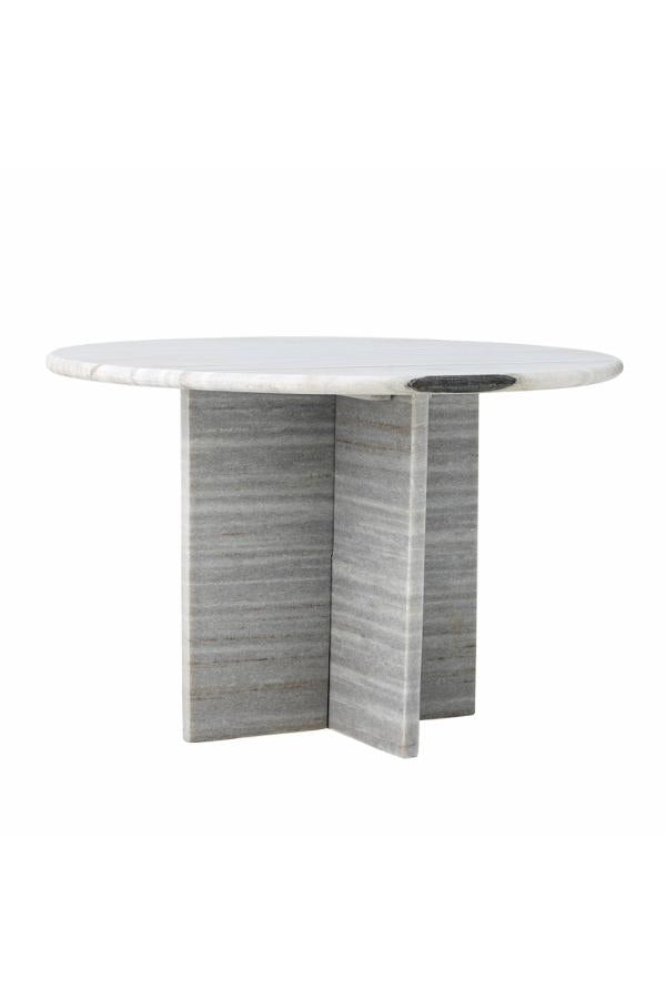 Bloomingville Rosito soffbord, vit, marmor D61xH41 cm