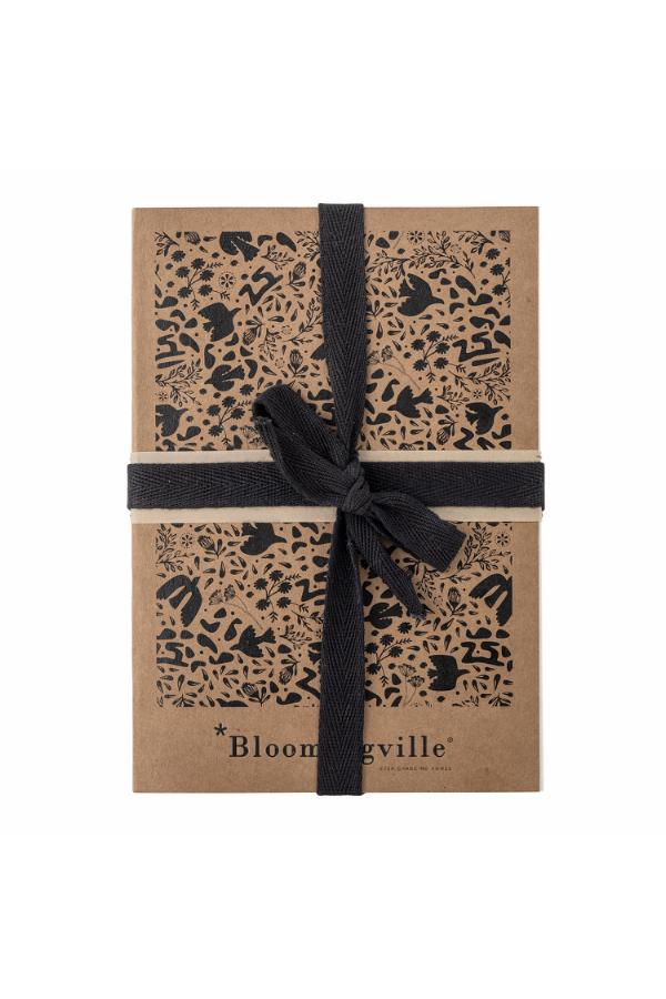 Bloomingville Jubileumsanteckningsbok, brun, FSC ® Mix, papper L14,5xH21xB1,25 cm