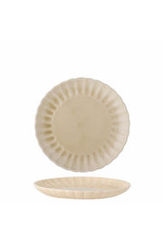 Bloomingville Latinsk tallrik, Natur, Stengods D20xH2 cm, 6-pack