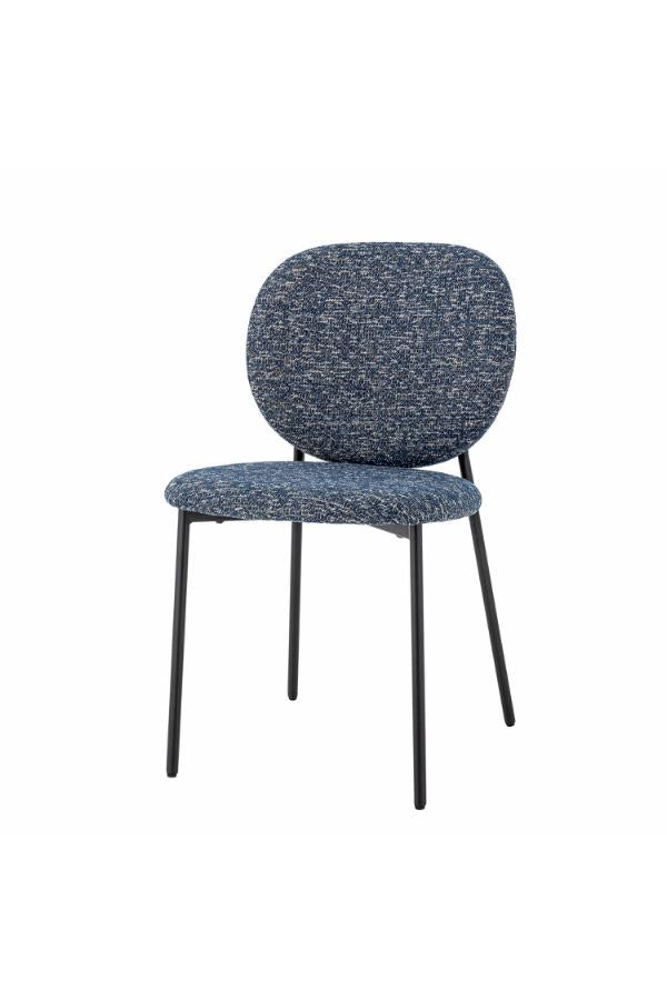 Bloomingville, Percey matstol, blå, FSC ® 100% plywood L56xH82xB47 cm, 2-pack