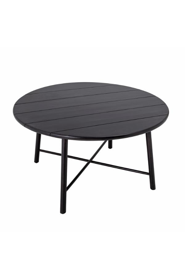 Bloomingville Lope matbord, svart, akacia D140xH75 cm