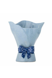 Bloomingville Belivia Vas, Blå, Stengods D19,5xH28,5 cm