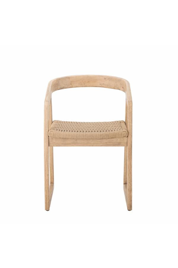 Bloomingville, Creative Collektion Serrone Matstol, Natur, Gummiträ L53xH76xB53 cm