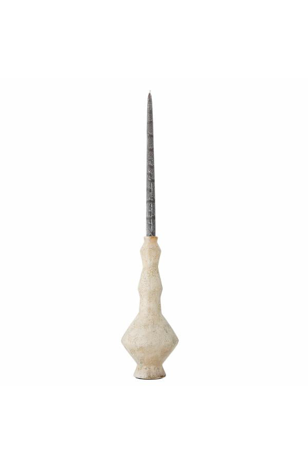 Bloomingville Bancroft ljusstake, vit, terrakotta D13,5xH33 cm