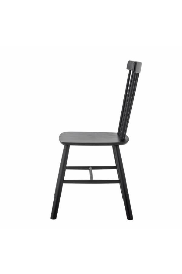 Creative Collection Mill Matstol, Svart, Furu L50xH92xB50 cm, 2-pack