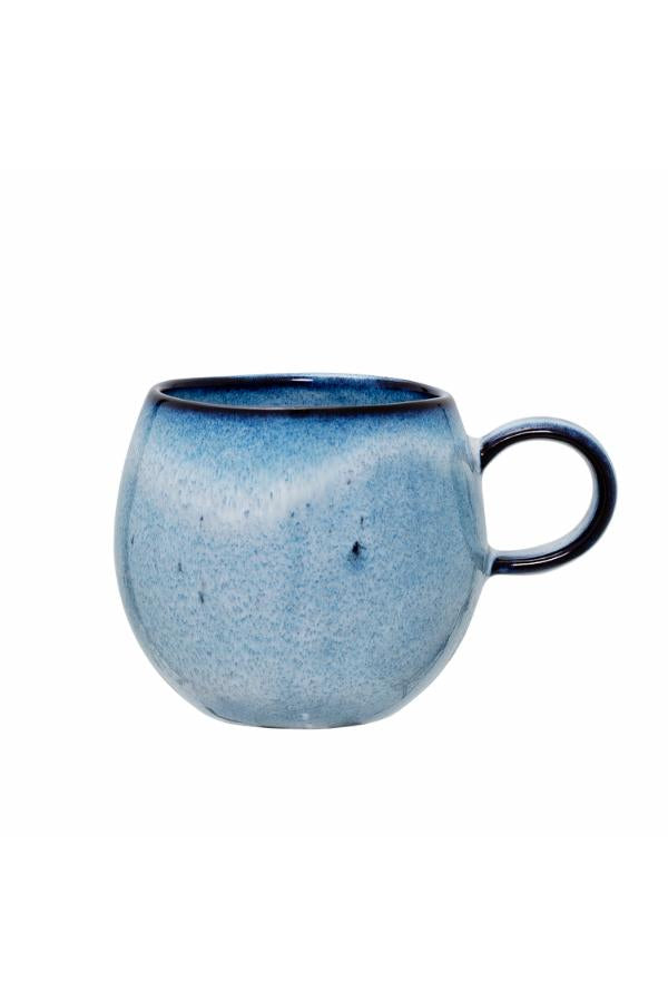 Bloomingville Sandrine Kopp, Blå, Stengods D8,5xH8 cm, 6-pack