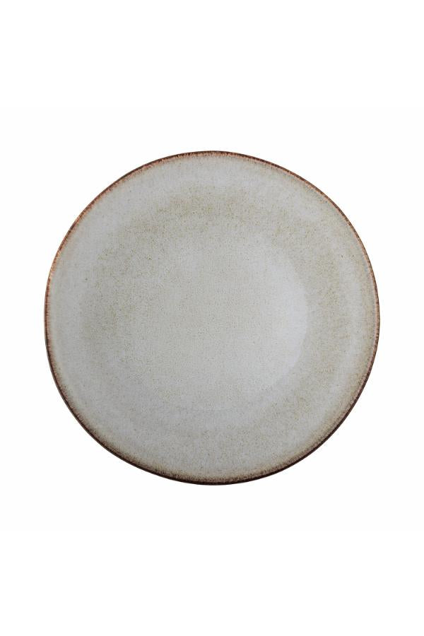Bloomingville Sandrine Skål, Natur, Stengods D26,5xH9,5 cm, set om 2