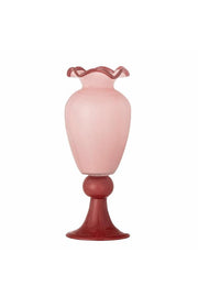 Bloomingville Frills Vas, Ros, Glas D14xH34 cm