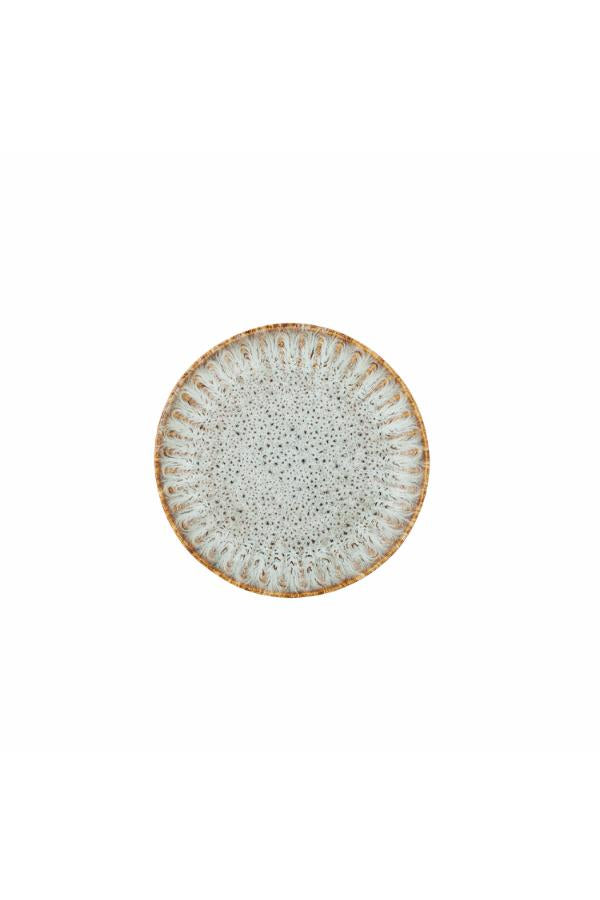 Creative Collection Fleurfat, Natur, Stengods D17xH2,5 cm, 6-pack