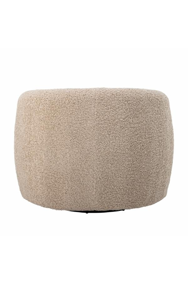 Bloomingville Bocca Lounge Chair, Natur, Polyester L89xH73xB86 cm