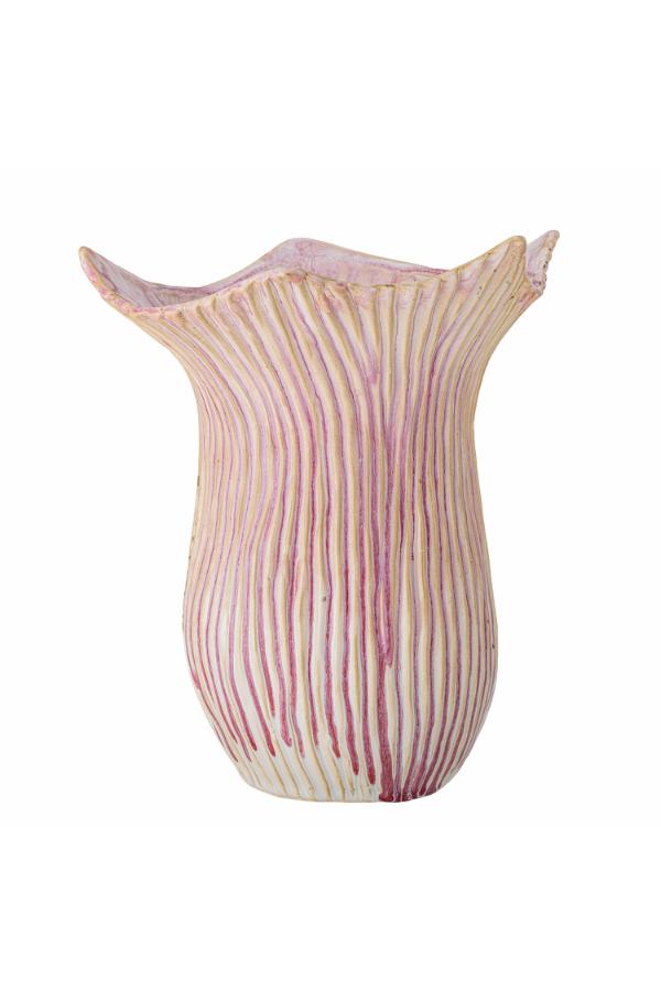Creative Collection Blomvas, Ros, Stengods D25xH29 cm