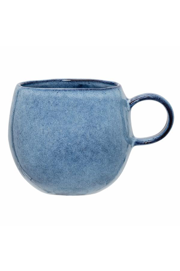 Bloomingville Sandrine Mugg, Blå, Stengods D10,5xH9,5 cm, 6-pack