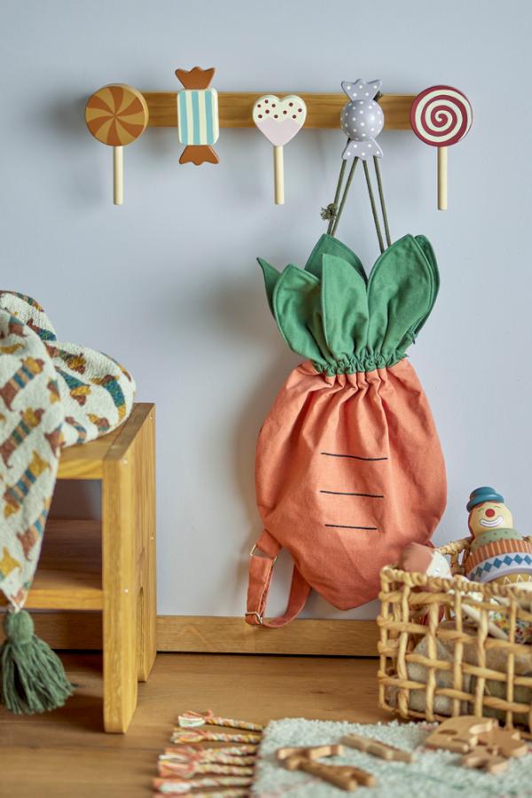 Bloomingville Mini Rudy klädhängare, multifärgad, FSC ® 100%, MDF L42xH14xB7 cm