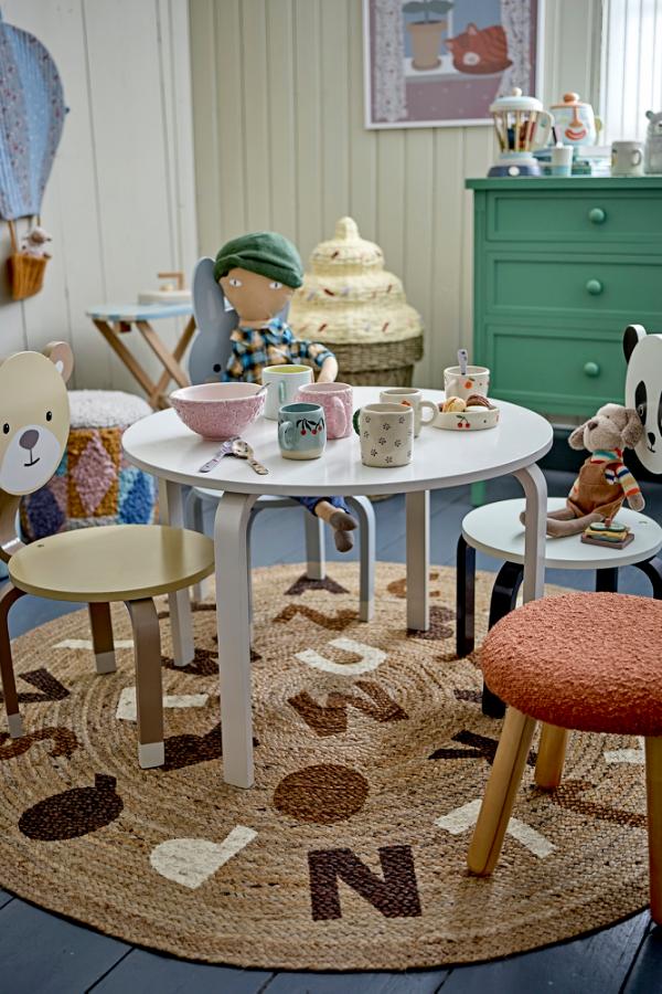 Bloomingville Mini Dinne Matta, Brun, Jute D130 cm