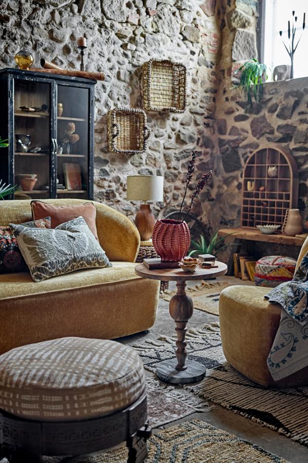 Bloomingville, Creative Collection Yuki-matta, natur, bomull L180xB120 cm