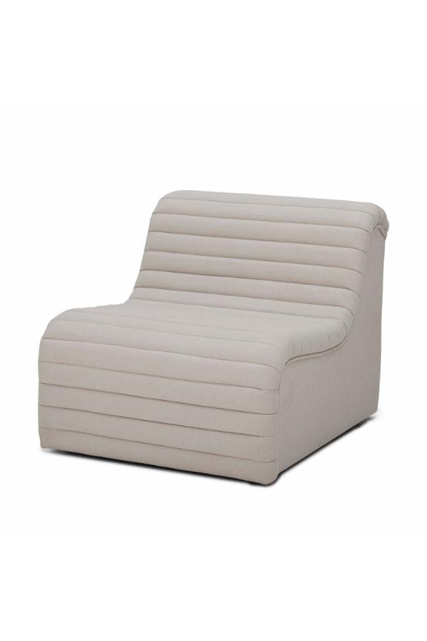 Bloomingville Allure Lounge Chair, Natur, Polyester L79xH73xB95 cm