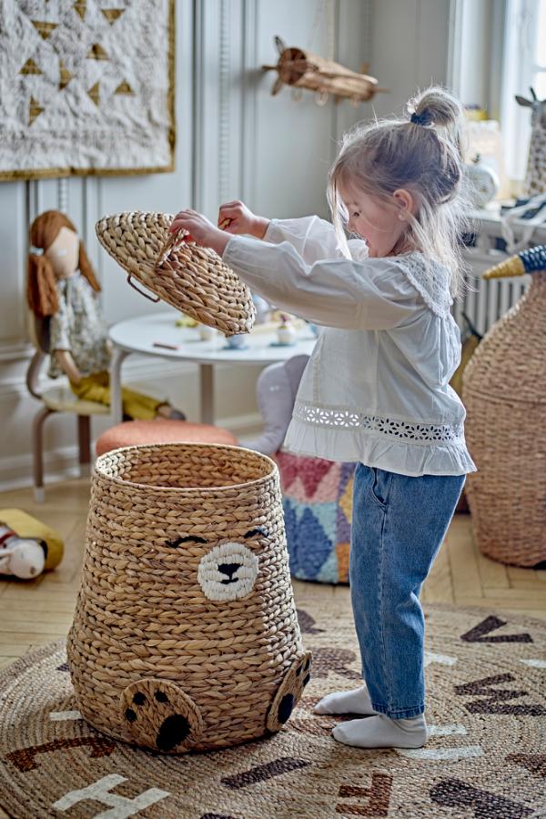 Bloomingville Mini Dinne Matta, Brun, Jute D130 cm