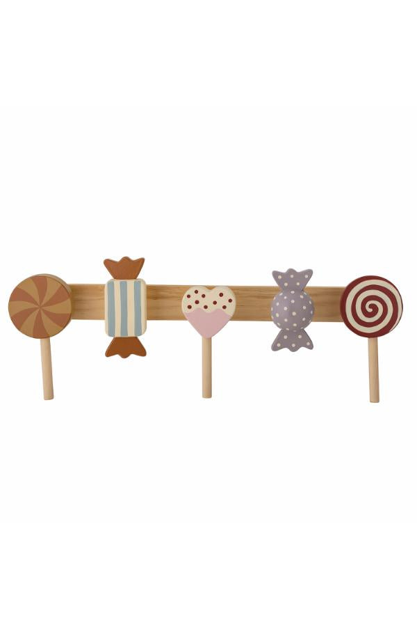 Bloomingville Mini Rudy klädhängare, multifärgad, FSC ® 100%, MDF L42xH14xB7 cm
