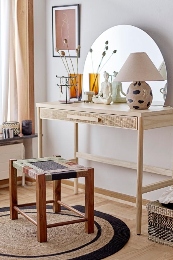 Bloomingville Lune Matta, Natur, Sjögräs D120 cm