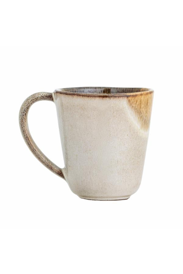 Bloomingville Jules Mugg, Grön, Stengods D9,5xH10 cm, 6-pack