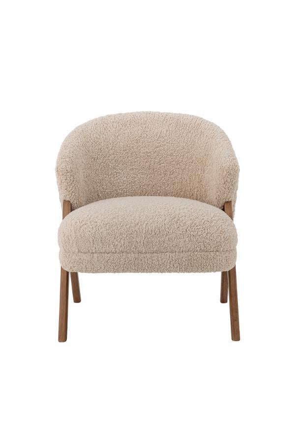 Bloomingville Camino Lounge Chair, Natur, FSC ® 100%, Gummiträ L68xH80xB70 cm