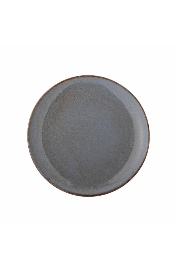 Bloomingville Sandrine Tallrik, Grå, Stengods D22xH2 cm, 6-pack