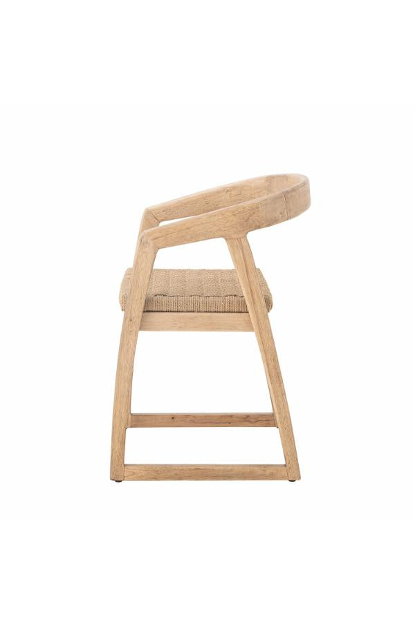 Bloomingville, Creative Collektion Serrone Matstol, Natur, Gummiträ L53xH76xB53 cm