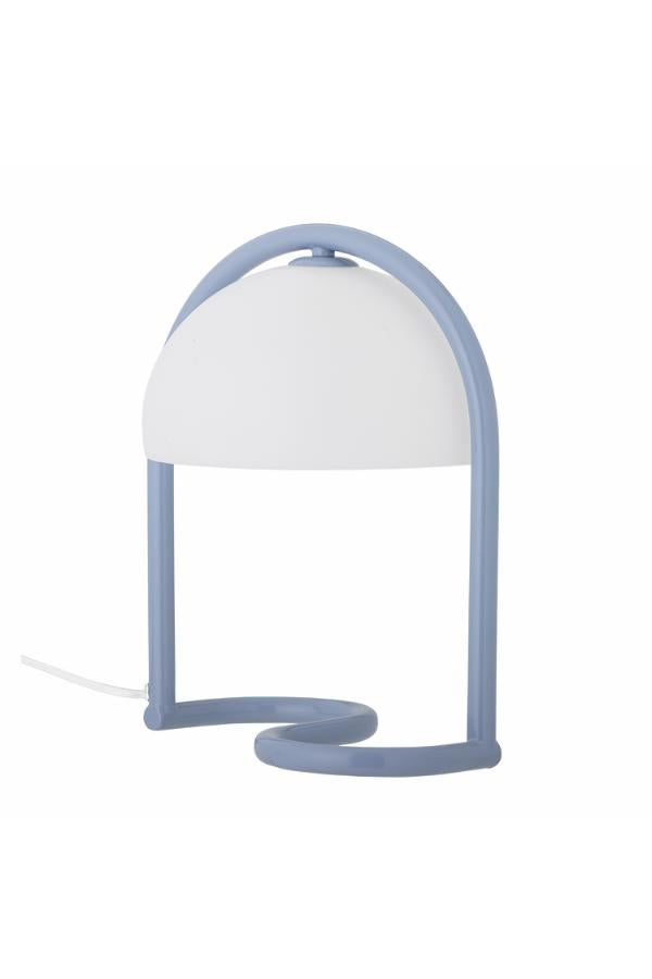 Bloomingville Favor bordslampa, blå, akryl D24,5xH29,5 cm