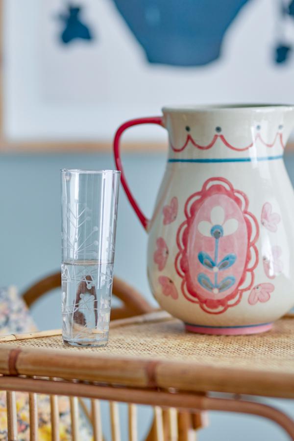 Bloomingville Aki dricksglas, klart, återvunnet glas D5,5xH17,5 cm, 3-pack
