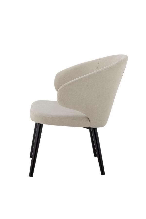 Bloomingville Loon Lounge Chair, Natur, Polyester L63xH79xB70 cm