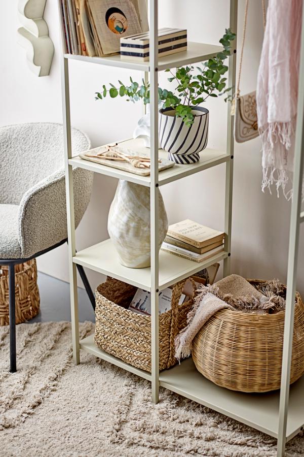Bloomingville Cortone Matstol, Grå, Polyester L60xH76xB63 cm