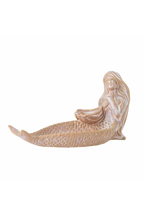 Creative Collection Abitha Skål, Natur, Stengods L19,5xH10xB8,5 cm