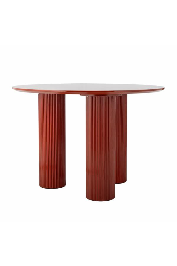 Bloomingville Della matbord, rött, FSC ® 100%, MDF D110xH75 cm